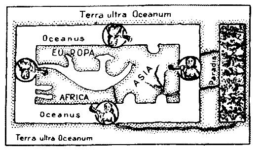 Mapa světa podle Kosmase