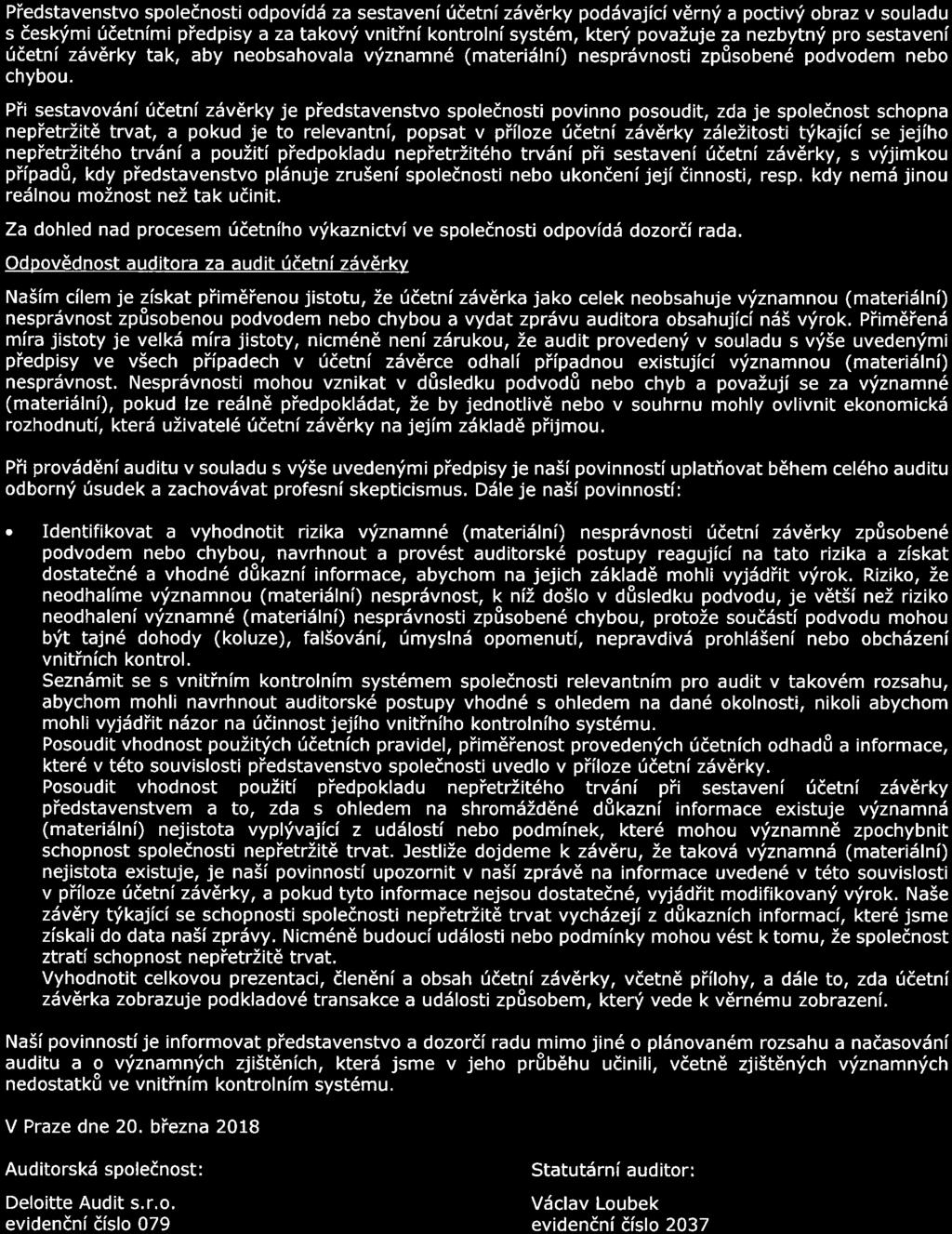 VÝROK AUDITORA