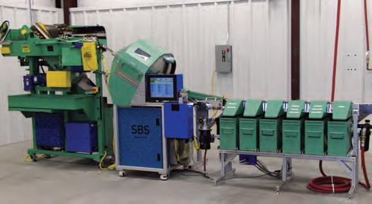 Ústav výrobních strojů, systémů a robotiky Str. 23 Obr. 11 Třídicí linka SBS [9] Třídič je schopen zkontrolovat a separovat aţ 5000ks. nábojnic, nebo nábojů za hodinu provozu.