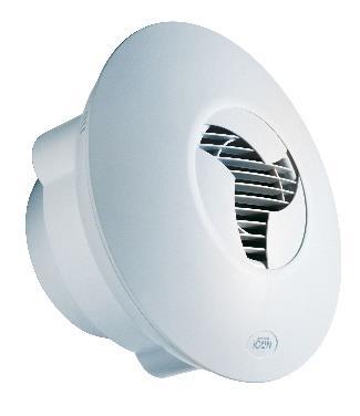 icon odtahový ventilátor Odtahový ventilátor je určený pro odvětrávání koupelen a toalet. Odtahový ventilátor icon lze umístit do stěn nebo do podhledu stropu.