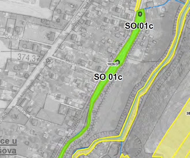 SO 01c Revitalizace náhonu (Bystřice) Kandidáti na etapu E. koncept DUR 1626/3 Město Bystřice SO 01c OPŽP 4.