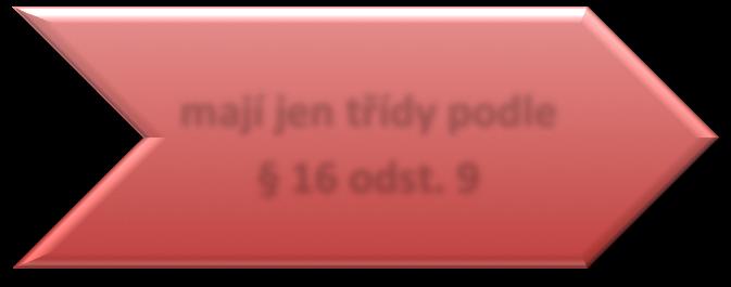 9) è mají jen třídy podle 16 odst.