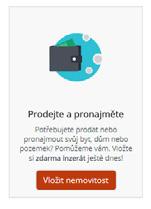 MENU 2: ZÁKLADNÍ NABÍDKA REALITY 2 VLOŽENÍ VLASTNÍ NEMOVITOSTI Portál Sousedé.