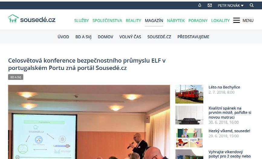 MENU 2: ZÁKLADNÍ NABÍDKA MAGAZÍN Kliknutím na tuto položku se dostanete do magazínu. Zde najdete spoustu užitečných informací a také odlehčené čtení ve formě nápadů, jak si zpříjemnit bydlení.