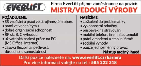 Více informací naleznete na www.palirnaotaslavice.cz. PRODÁM Prodám garáž za Mechanikou. Tel.: 776 102 644 najdete nás na www. vecernikpv.