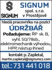 : 732 215 683 18 nabídka pracovních míst Přijmeme pomocnou sílu do kuchyně, mytí nádobí, přípravné práce. Vhodné pro důchodce, muže i ženy. Tel.