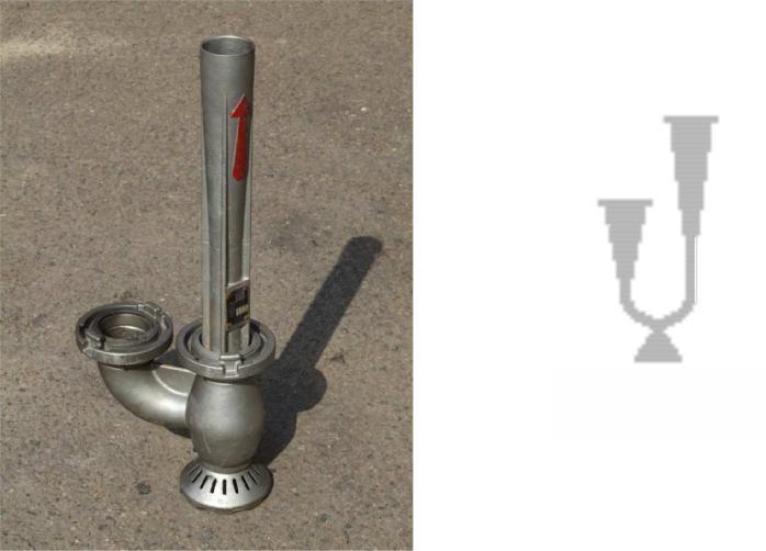 Je opatřen sítem a zpětným ventilem, který zamezuje úniku vody ze