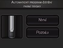 KRUPS SERIE EA9000 INSTALACE ČISTICÍ KAPALINY Stiskněte Nyní a potvrďte, nebo stiskněte Později, pokud chcete krok odložit. Otevřete levá dvířka (15).