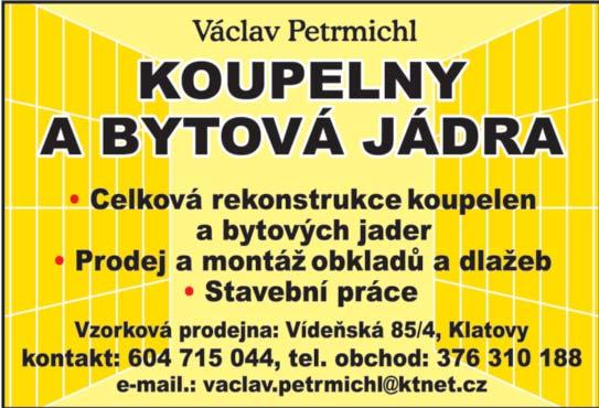 Pro absolventy tříletých učebních oborů: Podnikání dvouleté denní studium zakončené maturitní zkouškou Vzdělávání dospělých: Obchodní akademie: čtyřleté dálkové studium zaměření: Cestovní ruch