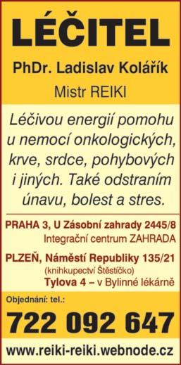 NA SLOVÍČKO S LÉČITELEM Možná se Vám dostal do ruky letáček, na němž léčitel PhDr.