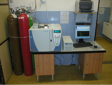 Plynový chromatograf Thermo GC O-FID, st