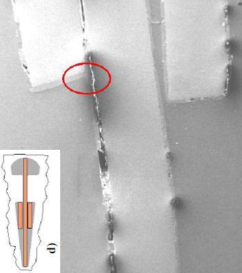 drážkách rotoru během odlití hliníku, to zejména zapříčinilo právě přítomnost měděných tyčí, protože hliník fúzí nedosahuje na menší části drážek rotoru.