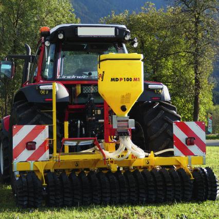 .. V 83 cm, Š 47 cm, H 60 cm (MDP 40 M1) V 105 cm, Š 55 cm, H 55 cm (MDP 100 M1) Zásobník osiva... plastový zásobník 40 l resp. 105 l Hmotnost... 28 kg (MDP 40 M1) / 30 kg (MDP 100 M1) Výkon traktoru.