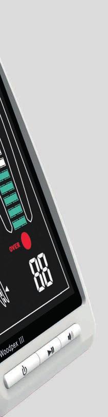 5 colour display Sound signalling References MEDIN Woodpex III The device itself is modern in appearance, a traditional stand construction with a sturdy base and a possibility to