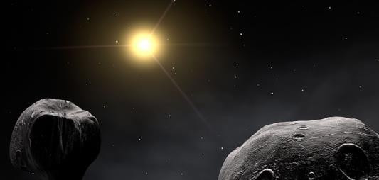 Vzájemné úkazy tentokrát dvojplanetek a planetek a jejich měsíců Astronomové dnes již znají vedle početných rodin měsíců velkých planet a několika satelitů planet terestrických i objekty spojené s