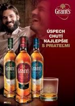 Bošácka slivovica 52% 0,7l, Williams hruškovica 45% 0,7l Grant s Sherry Cask Fin.