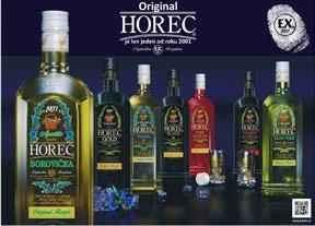 CURRANT 38% 0,7l Pálenka hruška s ovocím 38% 1,0l, Slovenská Borovička 40% 1,0l, R 40