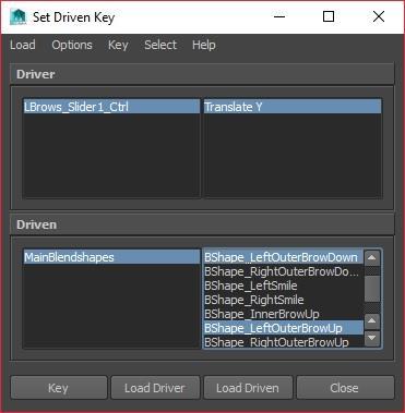 8.1.1. SET DRIVEN KEY Nastavení driven keys je technika pro řízení animace jednoho objektu či atributu použitím jiného atributu. Vytváří se spojení mezi dvěma a více atributy.