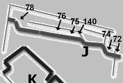 133 Spárovec 3+ 69 Jarní 4 Hranou vpravo od žlábku 70 Gagarinova 5 Středem stěnky kolem nevýrazné trhliny. Nejištěno.