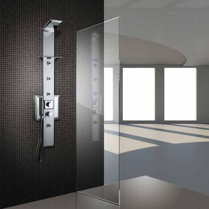 H OT COLD made in Italy sprchové panely PRISMA 140 bez chromoterapie kód cena s chromoterapií kód cena PRISMA 140 páka nástěnný P4PN 13.300,- PCPN 19.200,-* PRISMA 140 páka rohový P4PR 14.
