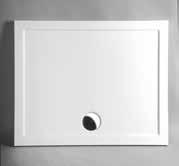 sprchové vaničky z litého mramoru AURA 80x80x4 cm 42511 4.694,- AURA 90x90x4 cm 43511 5.124,- AURA 100x100x4 cm* 60511 5.
