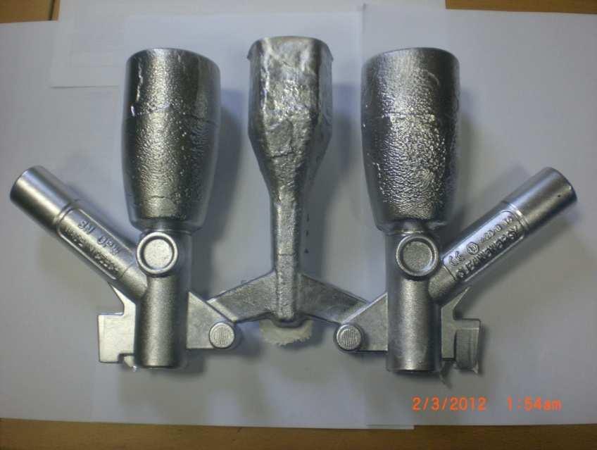 6 Chemické složení materiálu odlitku určené na spektromaxu F Chemické složení materiálu EN AC-AlSi8Cu3 Prvek Si Fe Cu