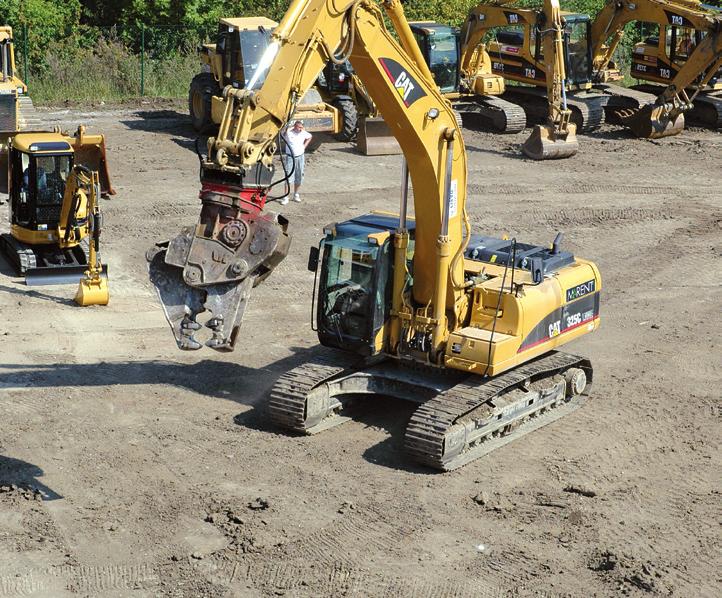 Příslušenství se půjčuje pouze ve spojení se strojem Opotřebení oškrtu hydraulického kladiva bude započteno k sazbě pronájmu Příslušenství pro pásová rýpadla Typ Hmotnost Použitelnost 1-4 dny 5-15