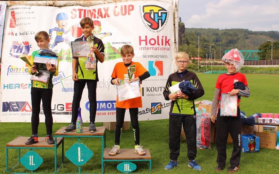 místo Vojtěch Krchňavý - SDH Vědomice 74,20 4) mladší chlapci 9 až 11 let 1.