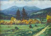 Emil Frei (1882 1955) Alpská krajina olej, plátno, 47,5 x 67,5 cm, sign.