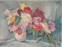 Camillle Corot - kopie Stavení olej, plátno, 33,5 x 41,5 cm, rám 8 000 Kč