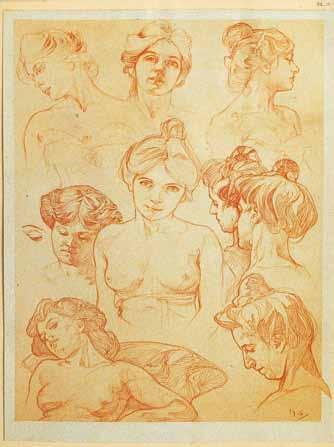 V roce 1902 vydal Mucha pod názvem Documents décoratifs soubor 72 tabulí kreslených tužkou jako stylové předlohy pro umělecká řemesla.