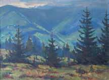 Ferdiš Duša (1888 1958) Horská krajina olej, karton, mezi 1925-1930, 28,5 x 37,5 cm, 