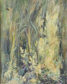 Julie Winterová - Mezerová (1893 1980) Lesní zátiší olej, plátno, 40. léta 20.