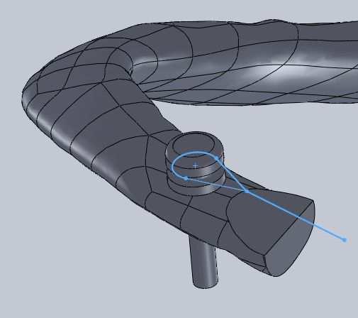 3.4 Konstrukce implantátu pomocí drátu na nosném čepu Konstrukce tohoto implantátu spojení se skládá ze dvou částí, a tím jsou nosný čep a šroub.