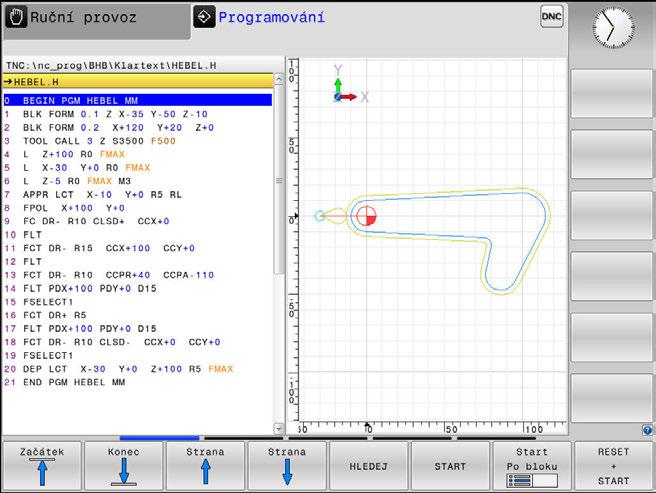 Základy Provozní režimy 3 Programování V tomto režimu vytváříte vaše NC-programy.