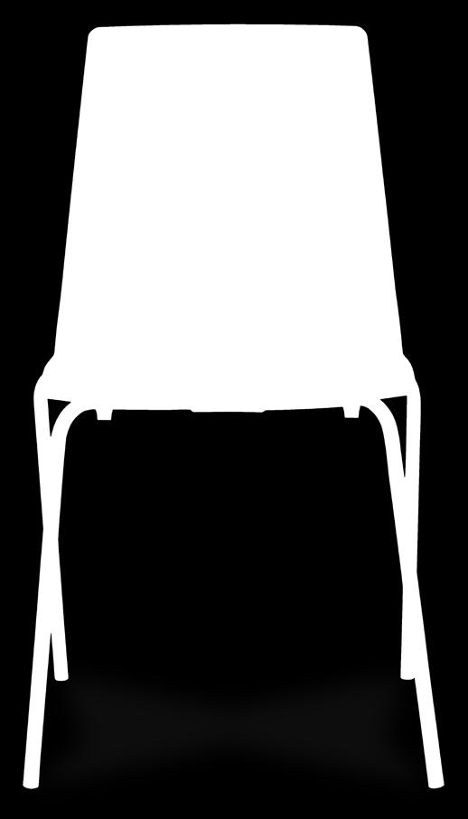 ANTRACITE 11 židle polykarbonát/ cm 82 53 44 48