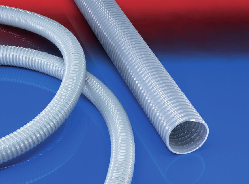NORPLAST PVC 389 SUPERELASTIC PLUS 1 PVC hadice, těžká, ohebná při nízkých teplotách (do -40 C) hadice na kapaliny,vzduch, prach, sypké ateriály, granulát sací vůz, čištění kanalizace, čištění odpadu