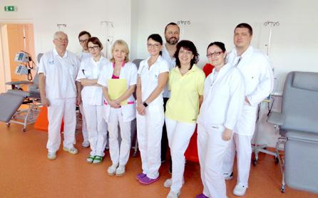 a jejich onemocnění jim může způsobovat obtíže. Většina pacientů je předávána z Onkologického oddělení Masarykovy nemocnice, ale přicházejí i pacienti z jiných oddělení, např.