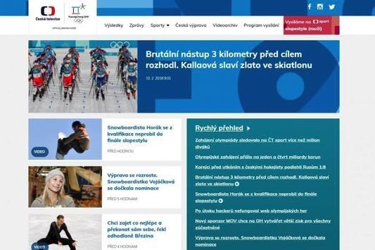 V den semifinále hokeje Česko OSR (Rusko) v pátek 23. 2. jsme na webu zaznamenali 736 122 uživatelů a 3 167 558 zobrazených stránek.