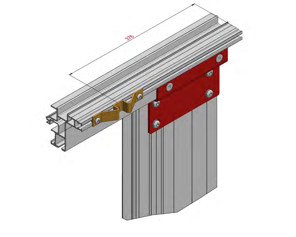 000 Sada pro přední ukončení střechy 0538 020.255 Příčník komplet universal 6.