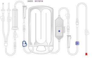 3M Ranger Blood/Fluid Warming Unit Jednotka pro ohřev krve a tekutin Model 245 - specifikace 5 Teplota nastavení 41 C Rychlost průtoku Pediatrie KVO 100 ml/min Standardní