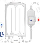 a jsou vyrobeny z materiálů prostých přírodního latexu a DEHP. Každé balení obsahuje 10 ohřívacích souprav sterilizovaných etylenoxidem (EtO).