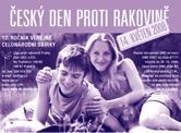 Dívky jsme informovali o významu očkování proti rakovině děložního hrdla a chlapce jsme upozorňovali na důležitost samovyšetřování varlat. Kvítek měsíčku lékařského byl ozdoben zelenou stužkou.