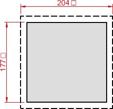 Ventilátory s filtrem GSV20 Výstupní mřížky s filtrem GSF20 Výřez do panelu 177 x 177 mm Bezšroubové uchycení do panelu Plast ABS BLEND, barva RAL 7035 Možná volba směru proudění vzduchu Stupeň krytí