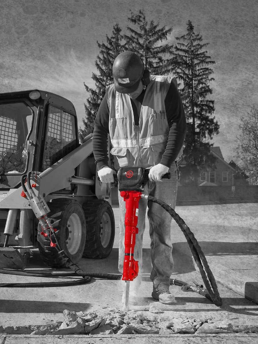 KOMPAKTNÍ A PŘESTO VÝKONNÉ U hydraulického nářadí platí, že původní výkon agregátu přechází přímo do připojeného