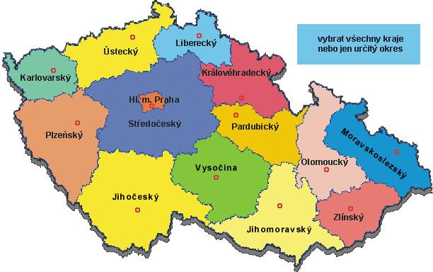 ADRESÁŘ krajských úřadů Národní informační a