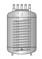 Bytová stanice LOGOtherm se zásobníkem 01 Bytová stanice LOGOtherm H AF Stanice je určena pro regulaci vytápění systémem směšováním výstupní teploty a pro zásobníkový ohřev teplé vody s možností