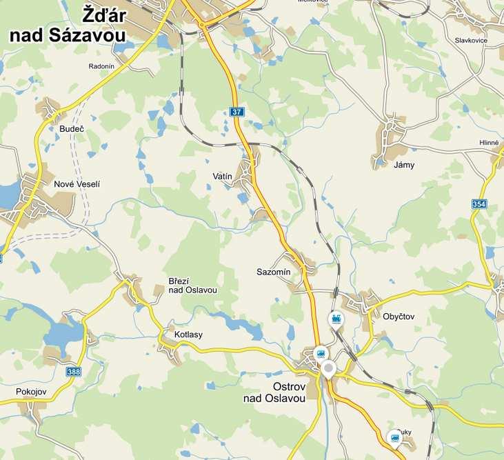 u Žďáru nad Sázavou na 1175 ha zemědělské půdy, z toho je orná půda o výměře 900 ha a 275 ha luk.