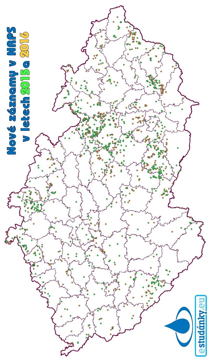 Tento jednoduchý graf ukazuje, jak v roce 2016 do registru postupně přibývaly vodní zdroje na jaře mohutně, jinak již ne tak pilně. Ale stále.