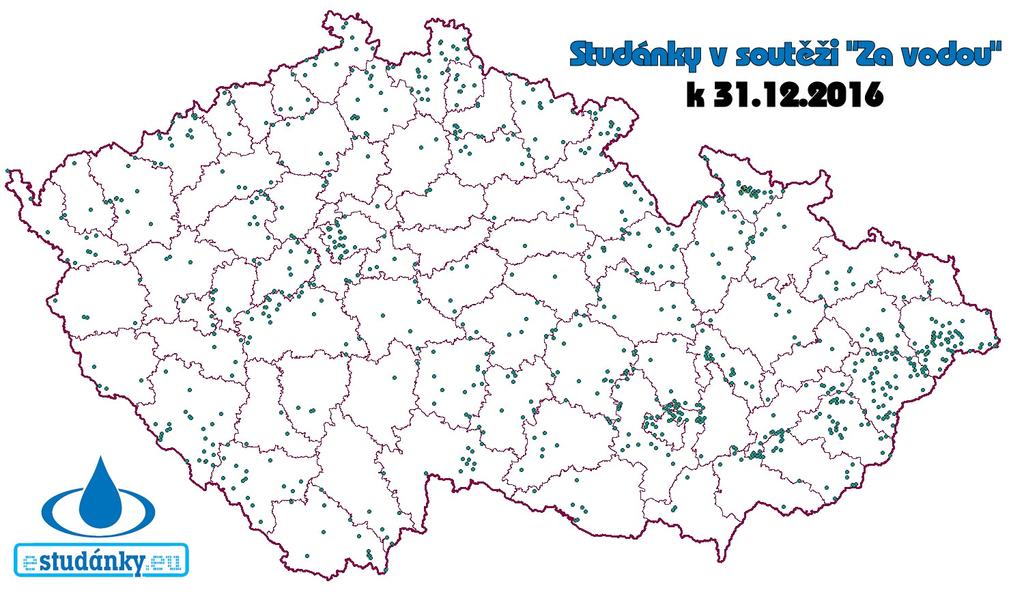 Za vodou V roce 2014 jsme zahájili studánkovou soutěž Za vodou, která podněcuje k návštěvám vybraných studánek v celé republice. Cílem je navštívit co nejvíce z námi vybraných studánek (k 31.12.